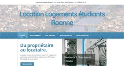 Desktop Screenshot of logement-etudiant-roanne.com